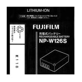FUJIFILM NP-W126S BATTERIA LI ION x MIRRORLESS X DIGITALI 7,2V 1260 mah Fuji Italia