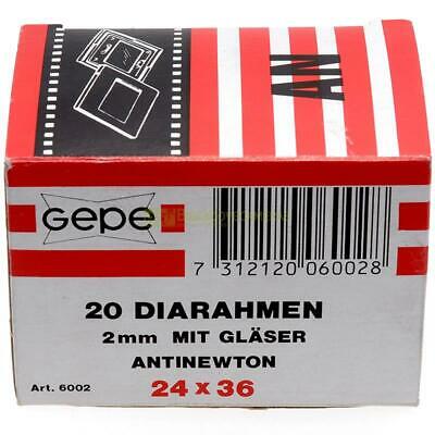 GEPE 6002 TELAIETTI X DIAPOSITIVE 24 x 36 con vetro Antinewton  2 mm  Confezione 20 pz. NUOVI