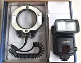 TUMAX  DMF880 +DMR Digital Macro Flash CAN EOS KIT  FLASH ELETTRONICO + ANULARE MACRO COMPATIBILE E TTL con Anello 72mm Incluso