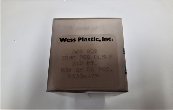 WESS AAX 002 TELAIETTI PER DIAPOSITIVE 5X5 -24 x 36 registro fisso senza vetro  con.50 pz. NUOVI